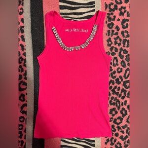Vintage Victoria's Secret Sexy Little Things fitted jewl tank top